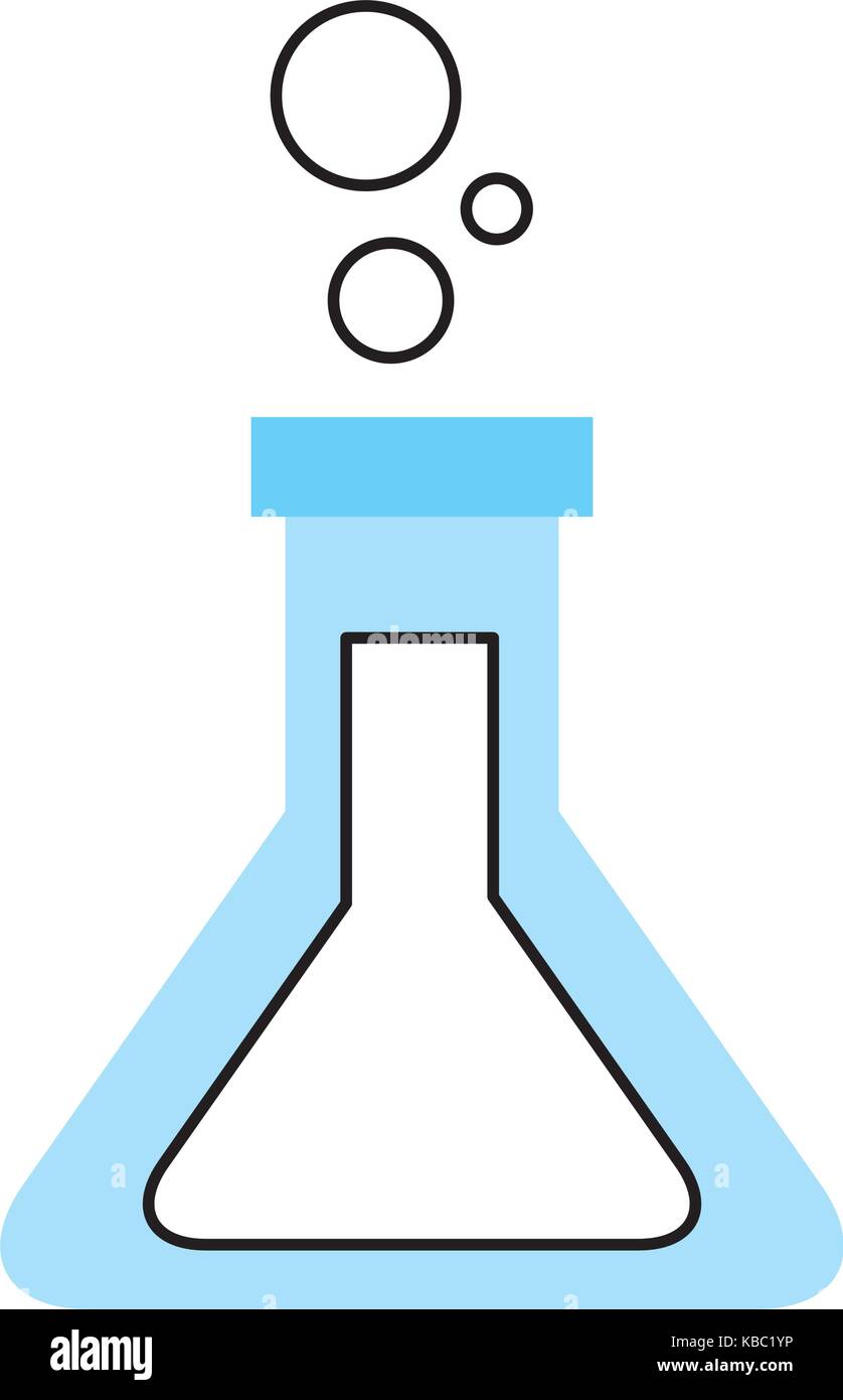 school test tube laboratory chemistry equipment Stock Vector Image ...