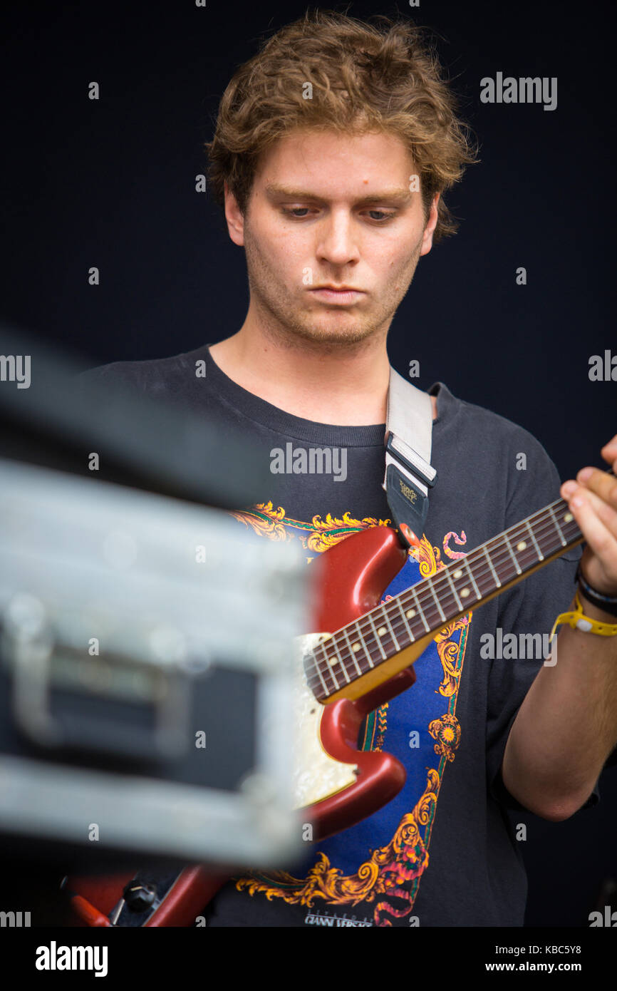 The Canadian singer, songwriter and rock musician Mac DeMarco performs a live concert at the