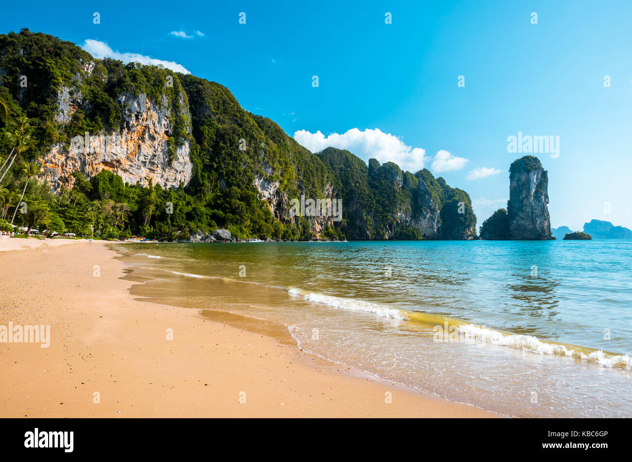 Railay beach in Krabi, Thailand Stock Photo