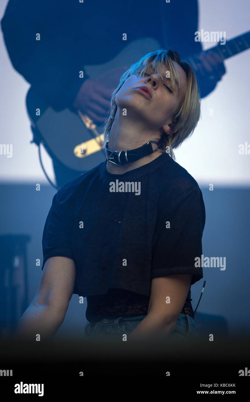 Norway, Oslo – August 12, 2017. The Danish singer, songwriter and ...