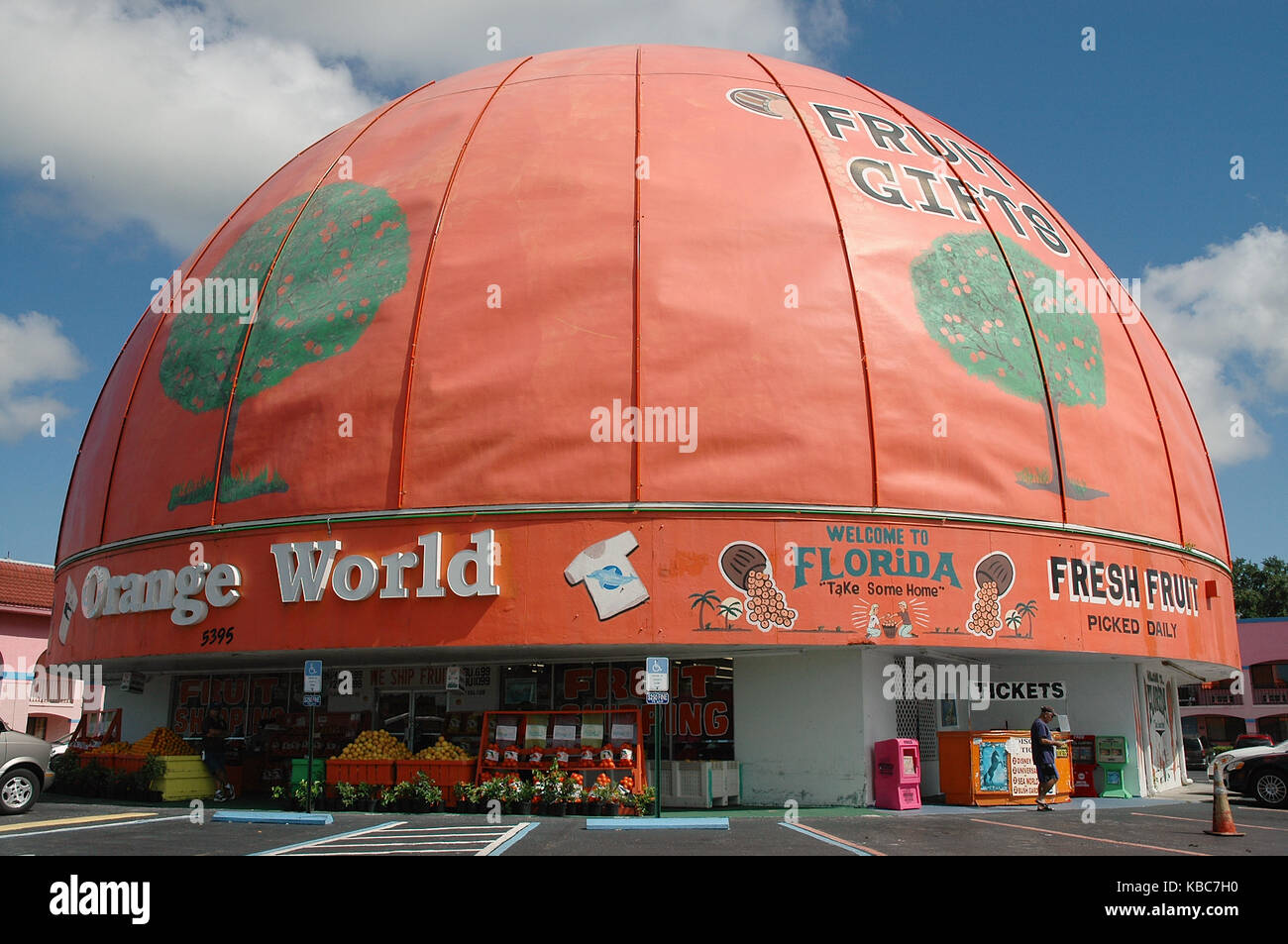 Orange World store and landmark at Kissimmee, Florida, USA Stock Photo