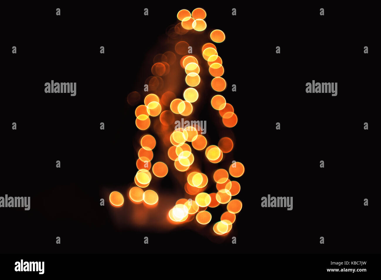 Orange and yellow blurry lights hi-res stock photography and images - Alamy