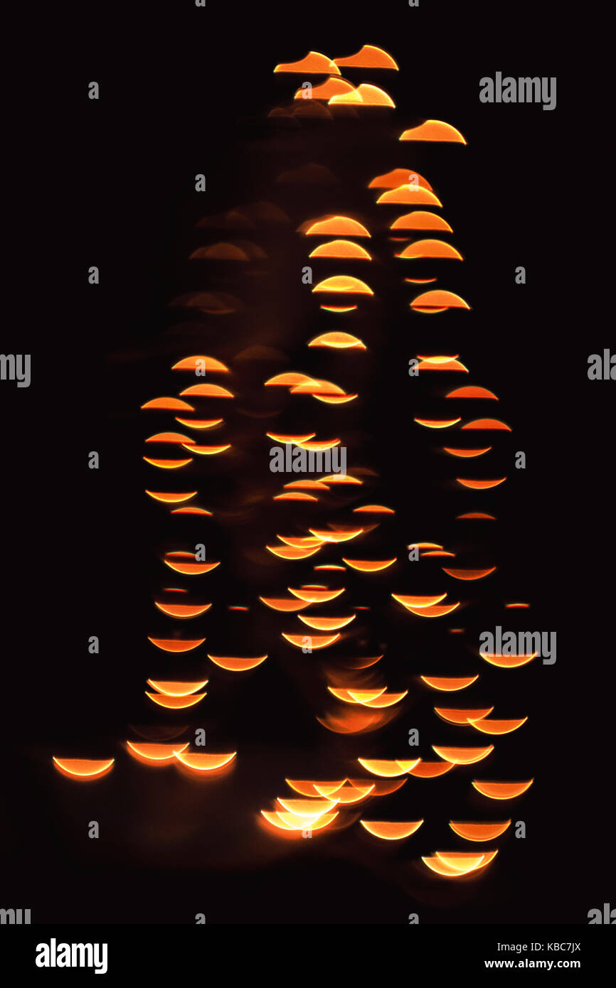 Orange and yellow blurry lights hi-res stock photography and images - Alamy