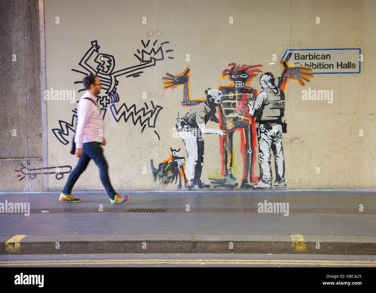 Basquiat graffiti hi-res stock photography and images - Alamy