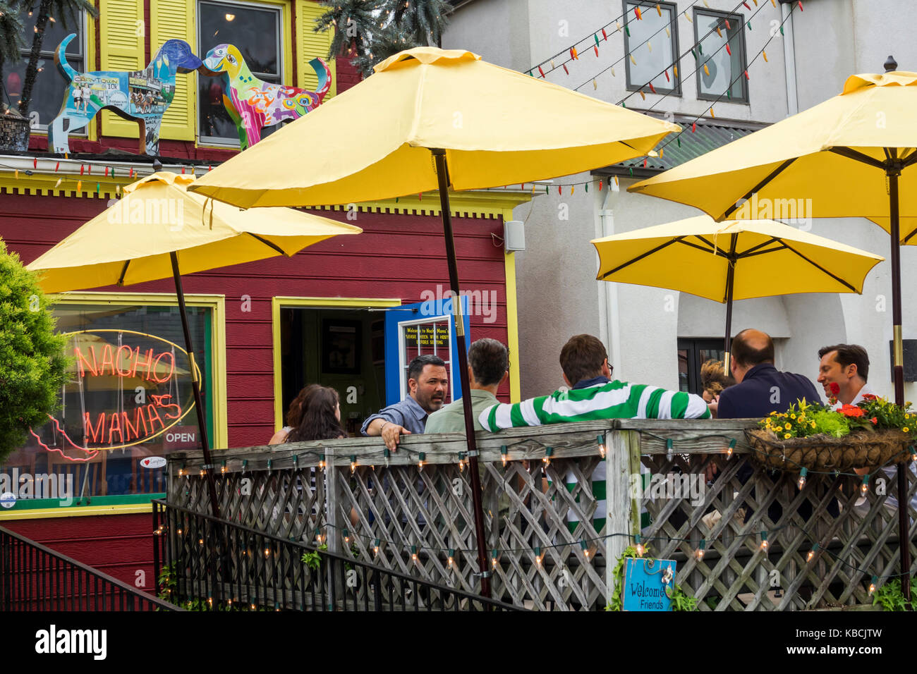 Richmond Virginia,Carytown,neighborhood,urban retail district,shopping shopper shoppers shop shops market markets marketplace buying selling,retail st Stock Photo