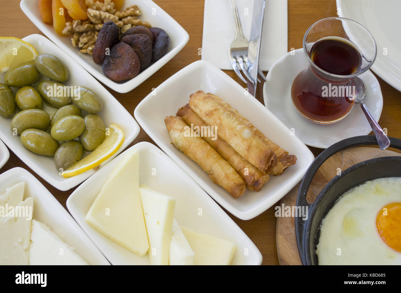 traditional turkish breakfast Stock Photo Alamy