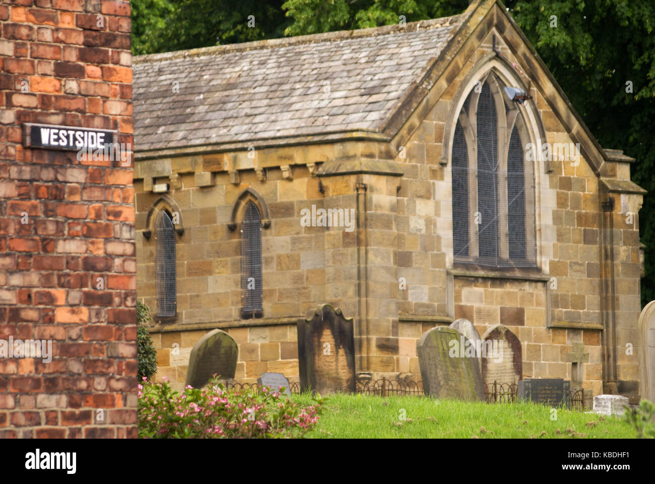St Cuthbert’s church. MartoninCleveland, North Yorkshire Stock Photo