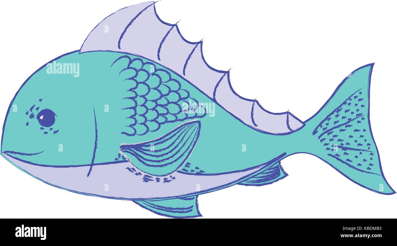 delicious seafood fish with natural nutrition Stock Vector Image & Art ...
