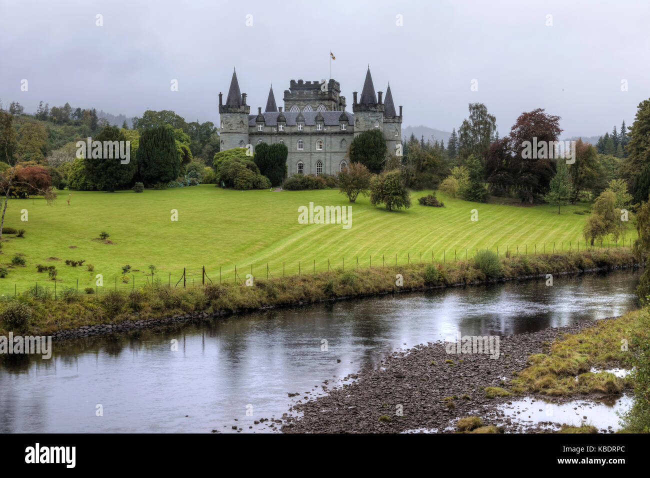 Inveraray Castle, Argyll and Bute, Highlands, Scotland, United Kingdom Stock Photo