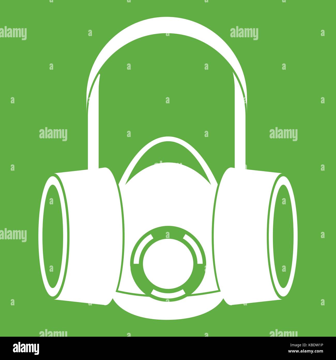 Respirator icon green Stock Vector Image & Art Alamy