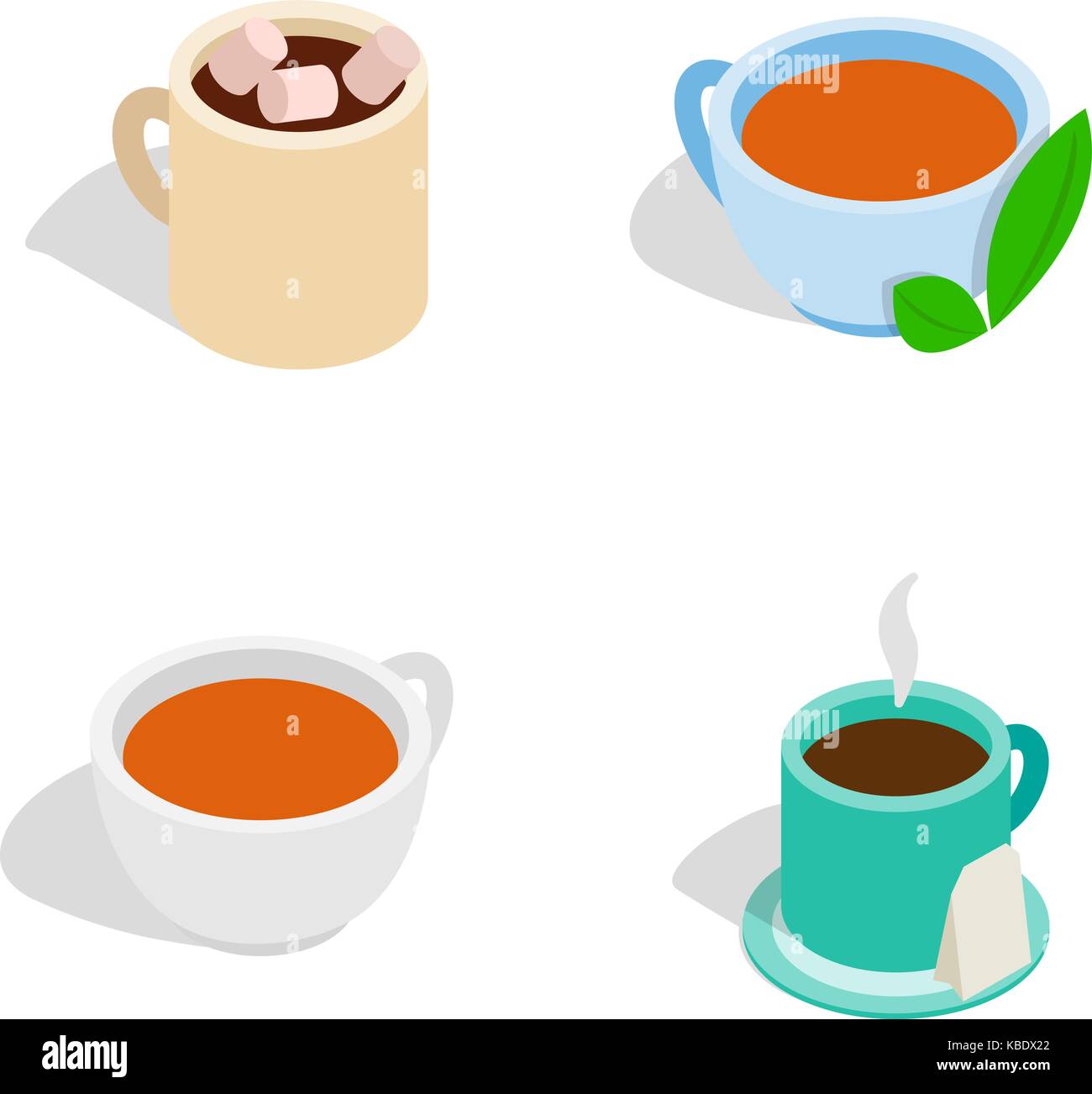 Black_tea Stock Vector Images - Alamy