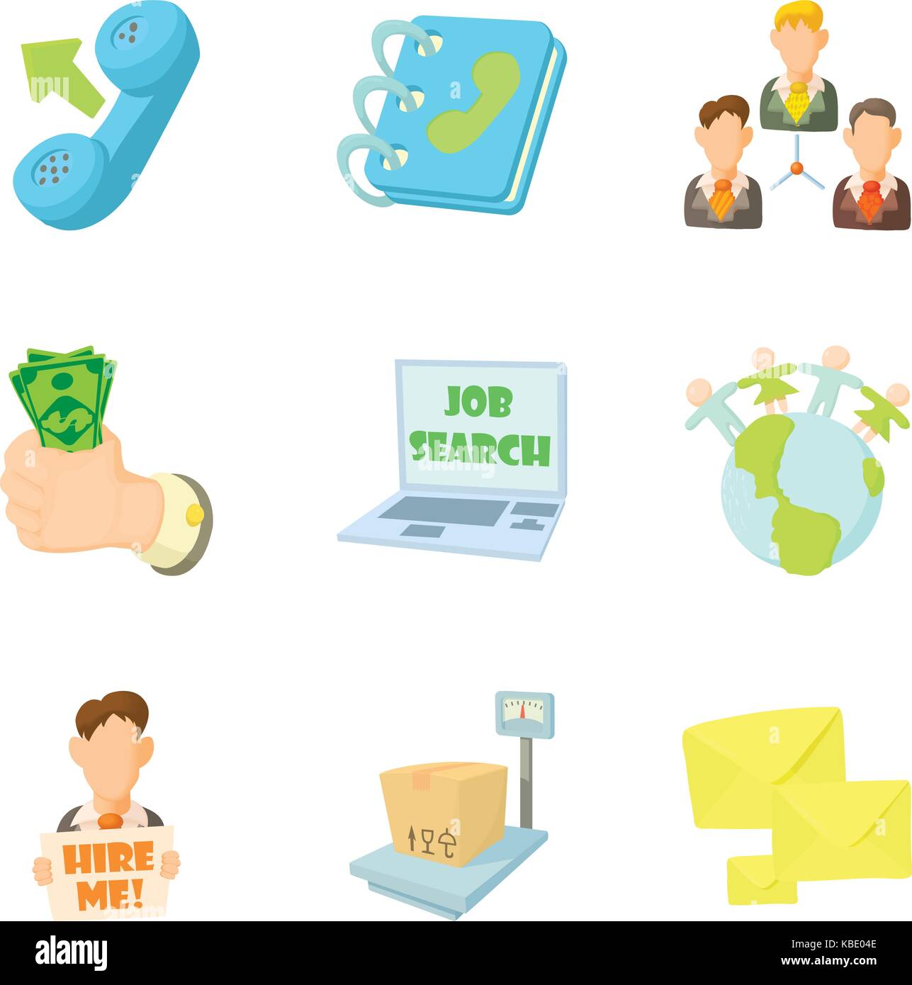 Exercise icons set, cartoon style Stock Vector Image & Art - Alamy