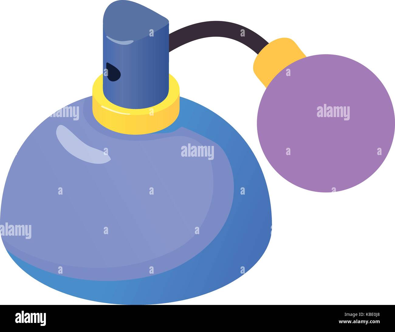 Vintage bottle perfume icon, isometric 3d style Stock Vector Image ...