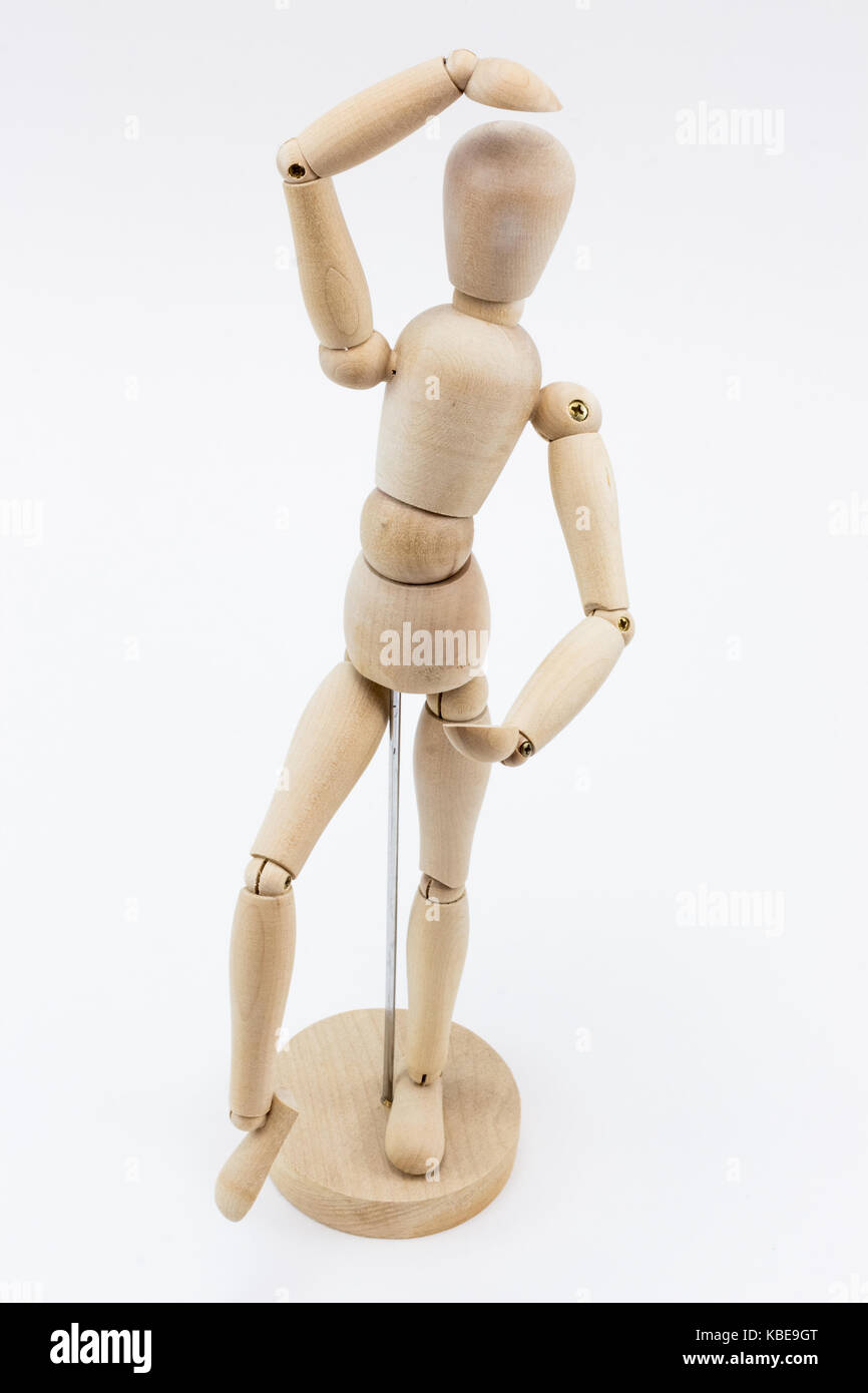 Wooden Mannequin Art Figurine Stock Vector - Illustration of male, design:  75613618