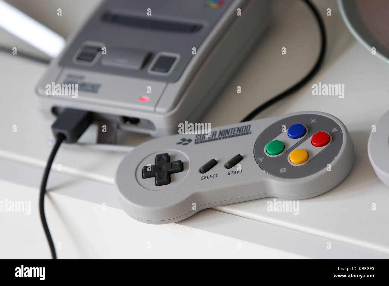 Rare Original SNES Super Nintendo Mini Console System with Controller