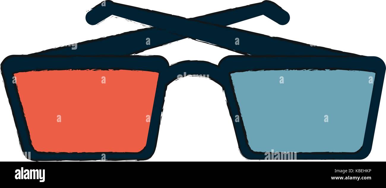 3d glasses icon image Stock Vector Image & Art - Alamy