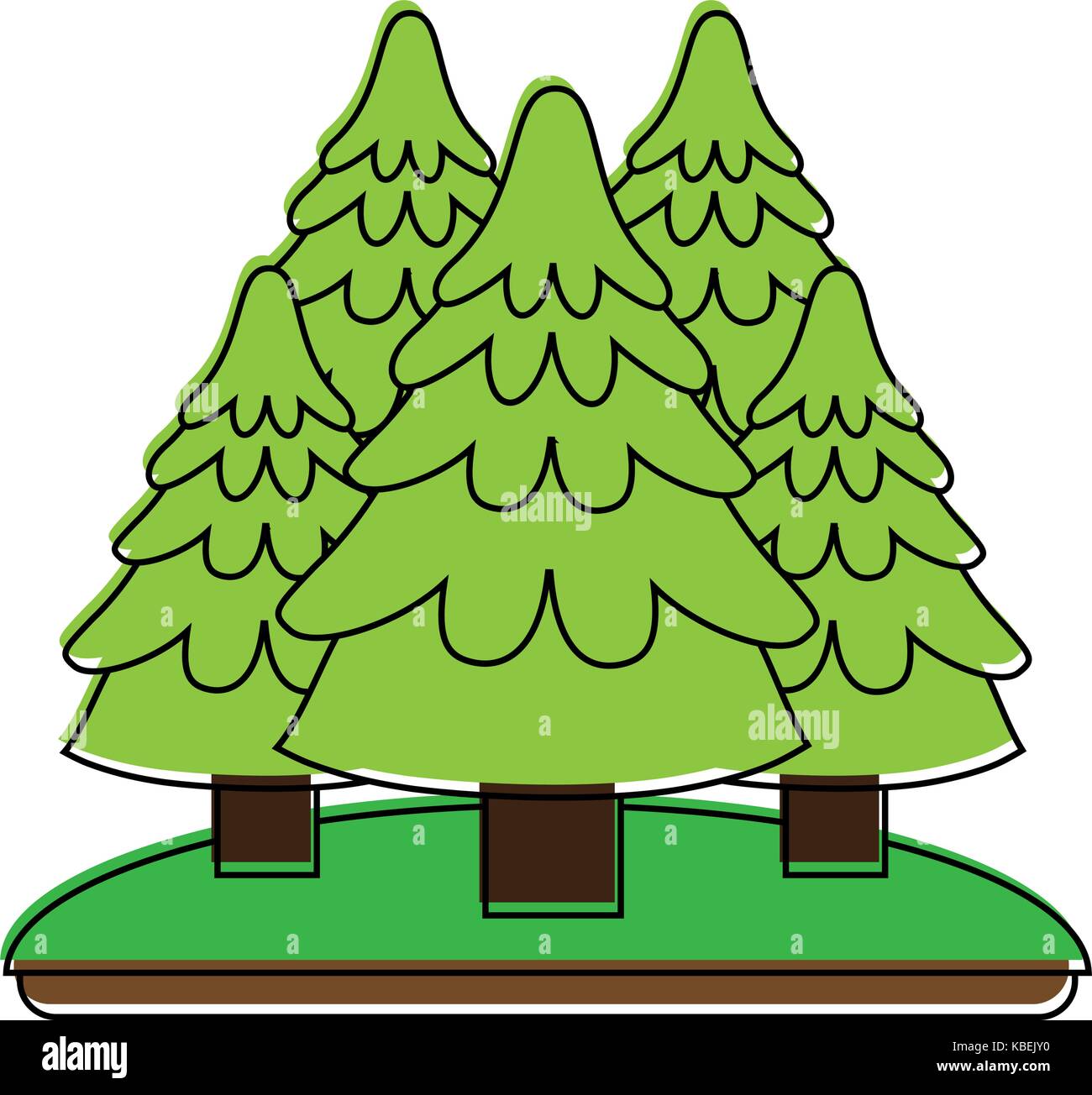forest trees icon image Stock Vector Image & Art - Alamy