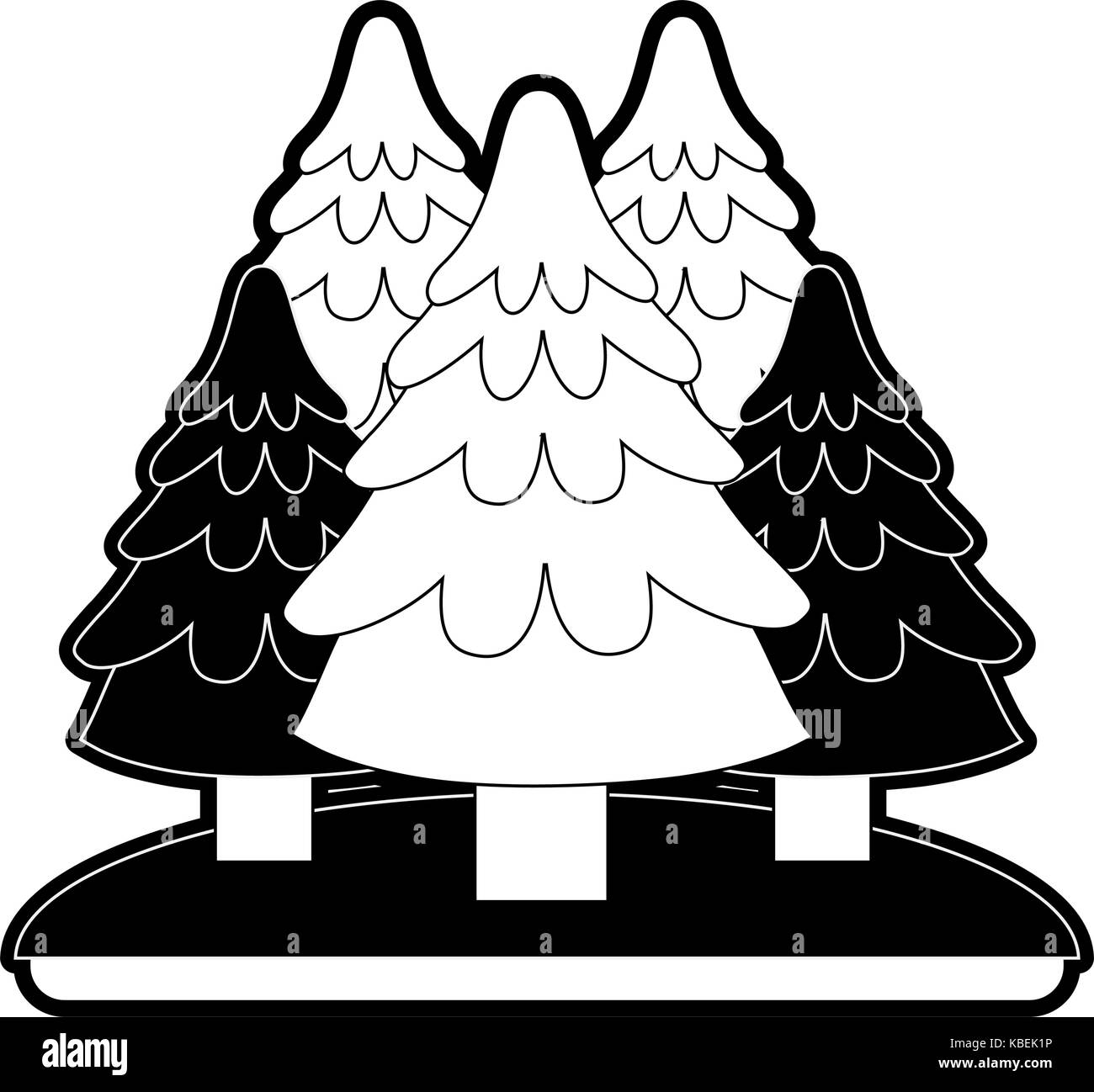 forest trees icon image Stock Vector Image & Art - Alamy