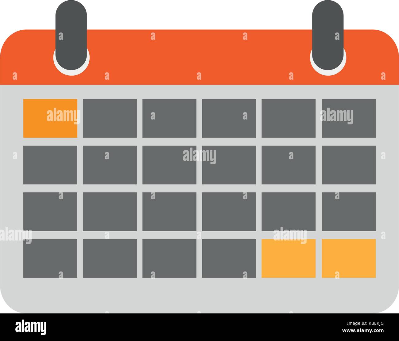 Calendar with blank dates icon image stock vector image art alamy
