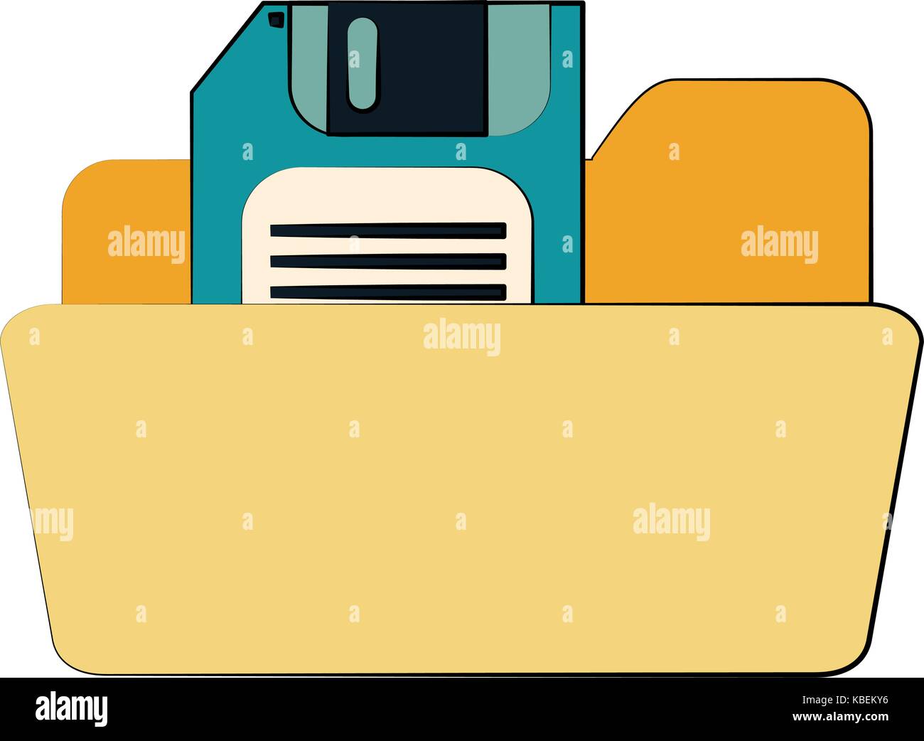 file folder icon image Stock Vector Image & Art - Alamy