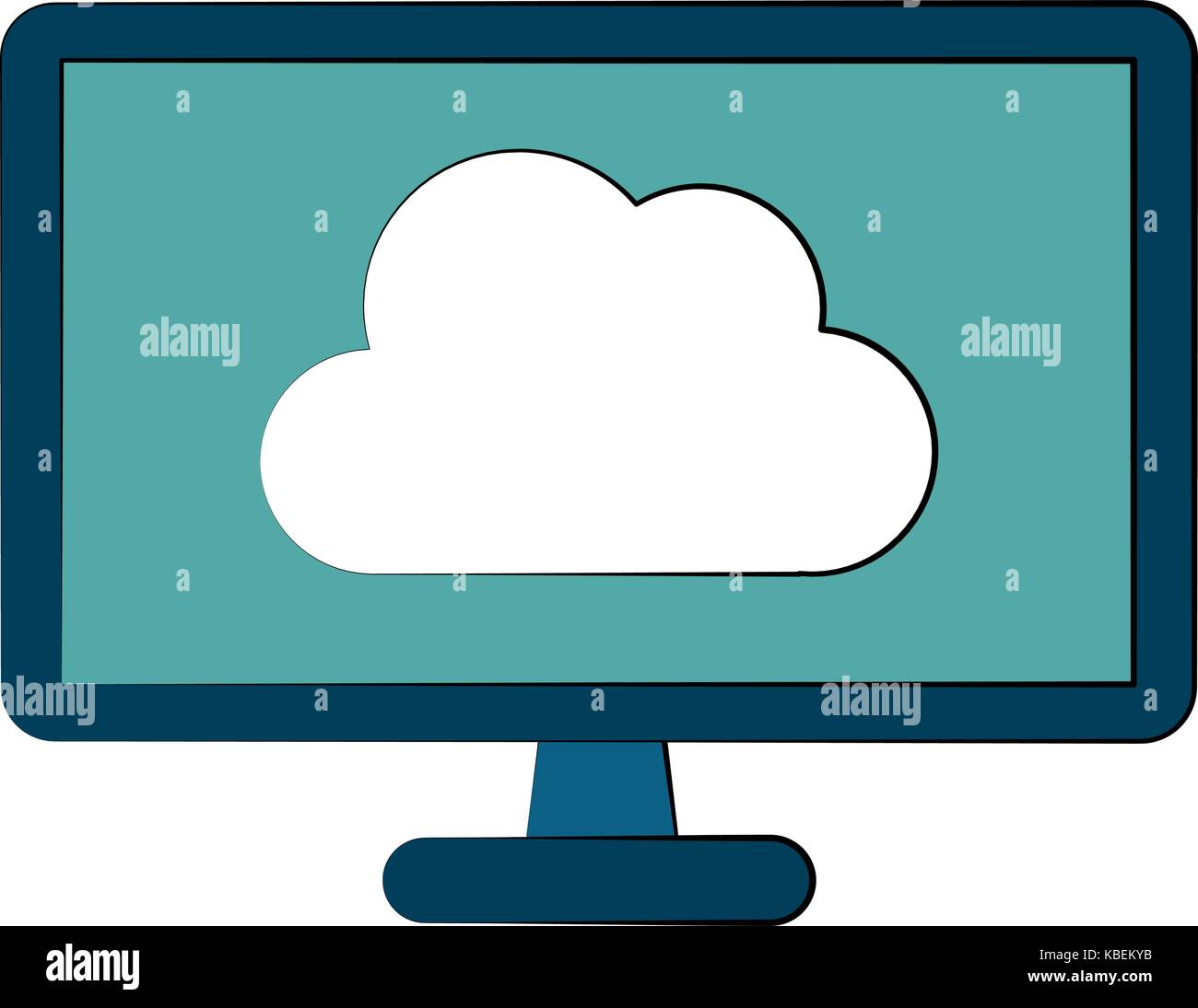 cloud storage icon image Stock Vector Image & Art - Alamy