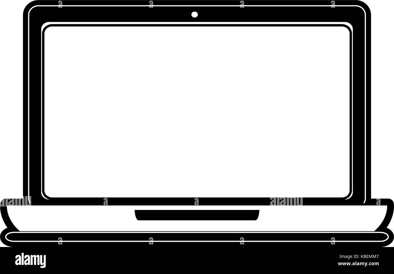 laptop with blank screen icon image Stock Vector Image & Art - Alamy