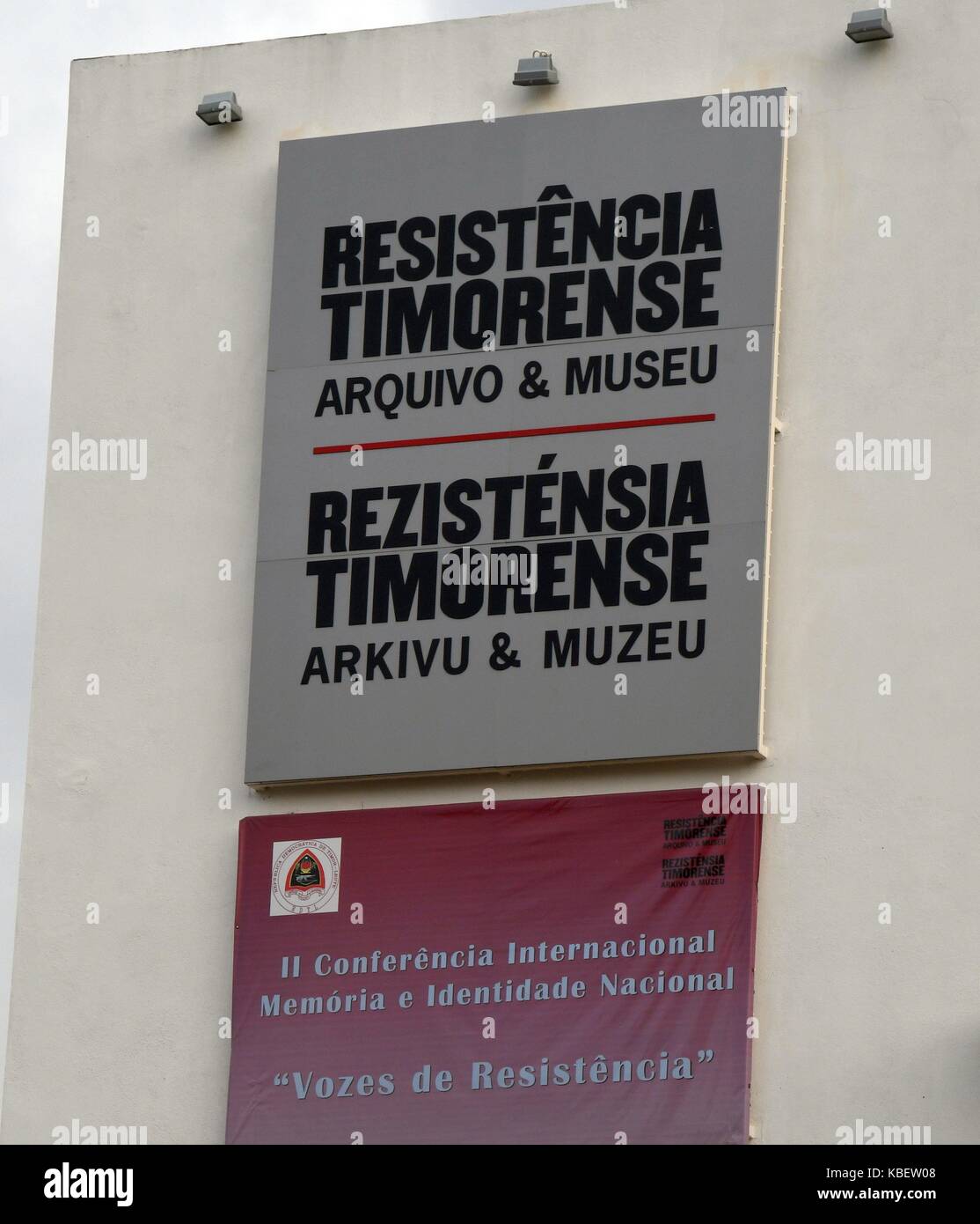 Museum of Resistencia Timorense, Arquivo & Museu, Dili, Dec. 27, 2016 | usage worldwide Stock Photo