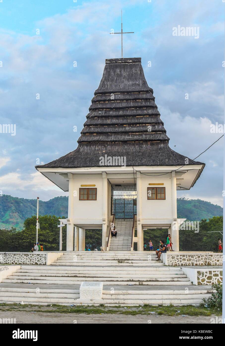Catholic church , Liquica, Timor-Leste, Dec. 25, 2016. | usage