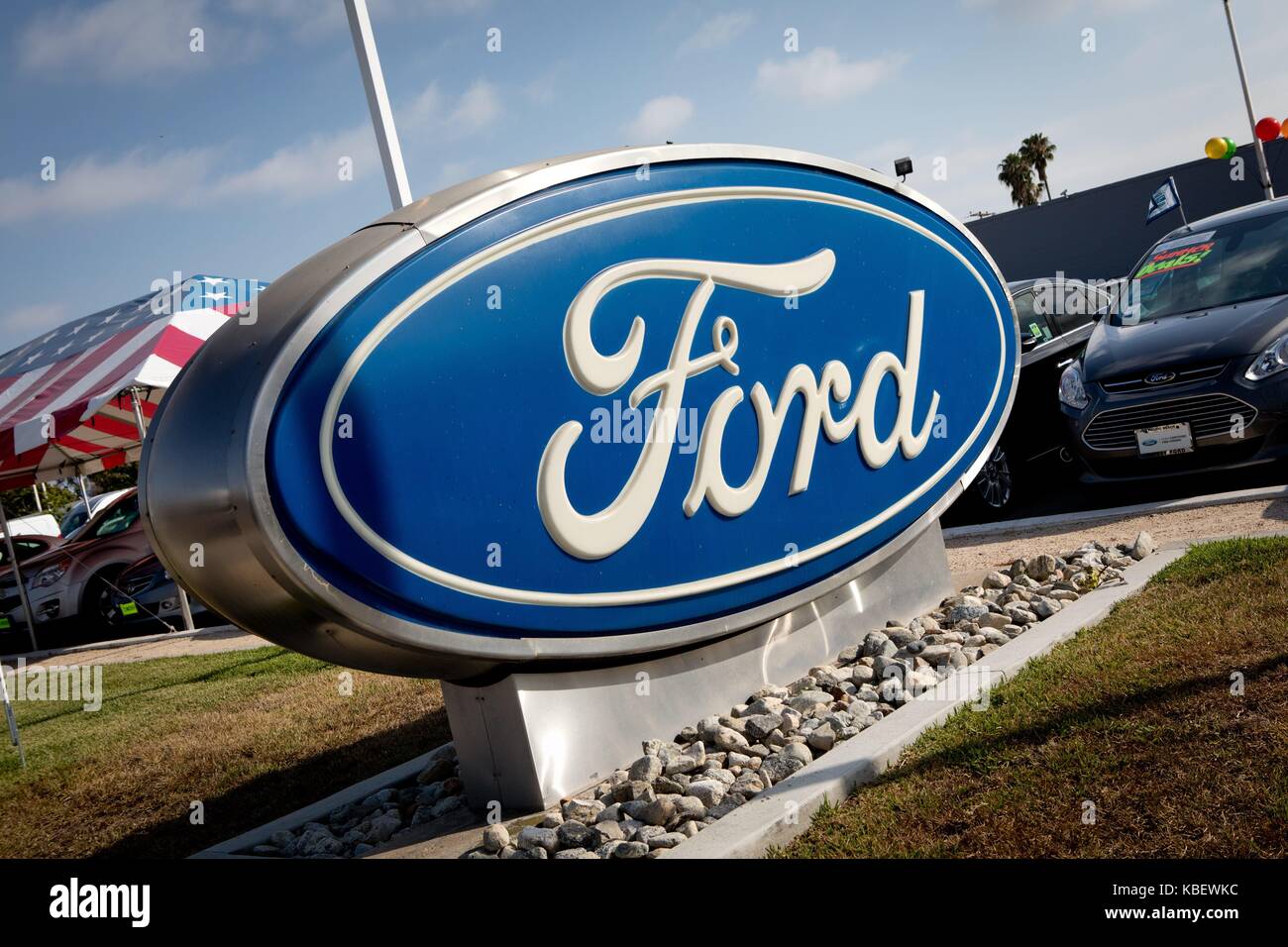 San Diego Ford Dealers >> Ford Logo At Mossy Ford Car Dealer At Mission Bay Drive In San Diego San Diego Ford Dealers >> Ford Logo At Mossy Ford Car Dealer At Mission Bay Drive In San Diego