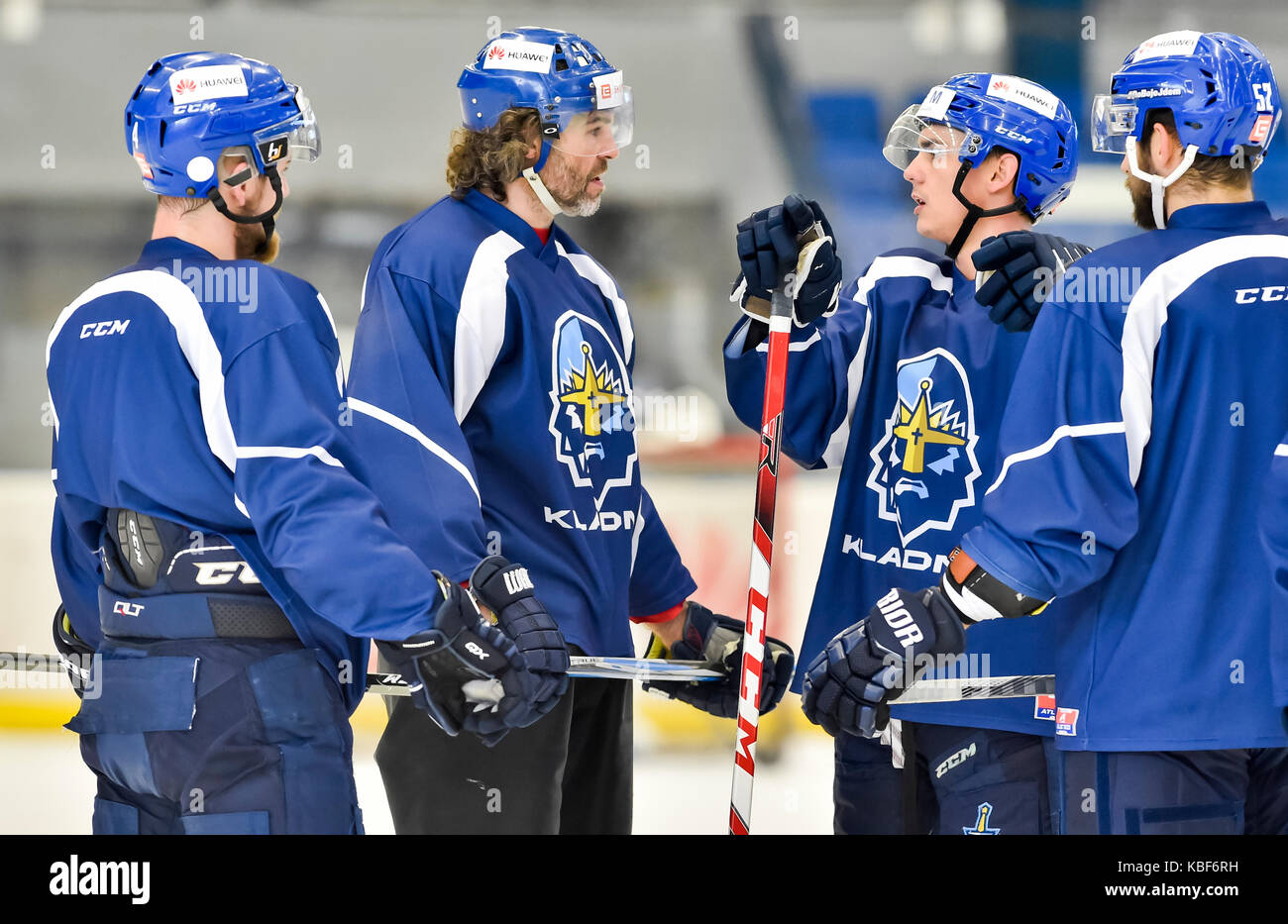 Kladno, Czech Republic. 29th Sep, 2017. Czech ice hockey player Jaromir