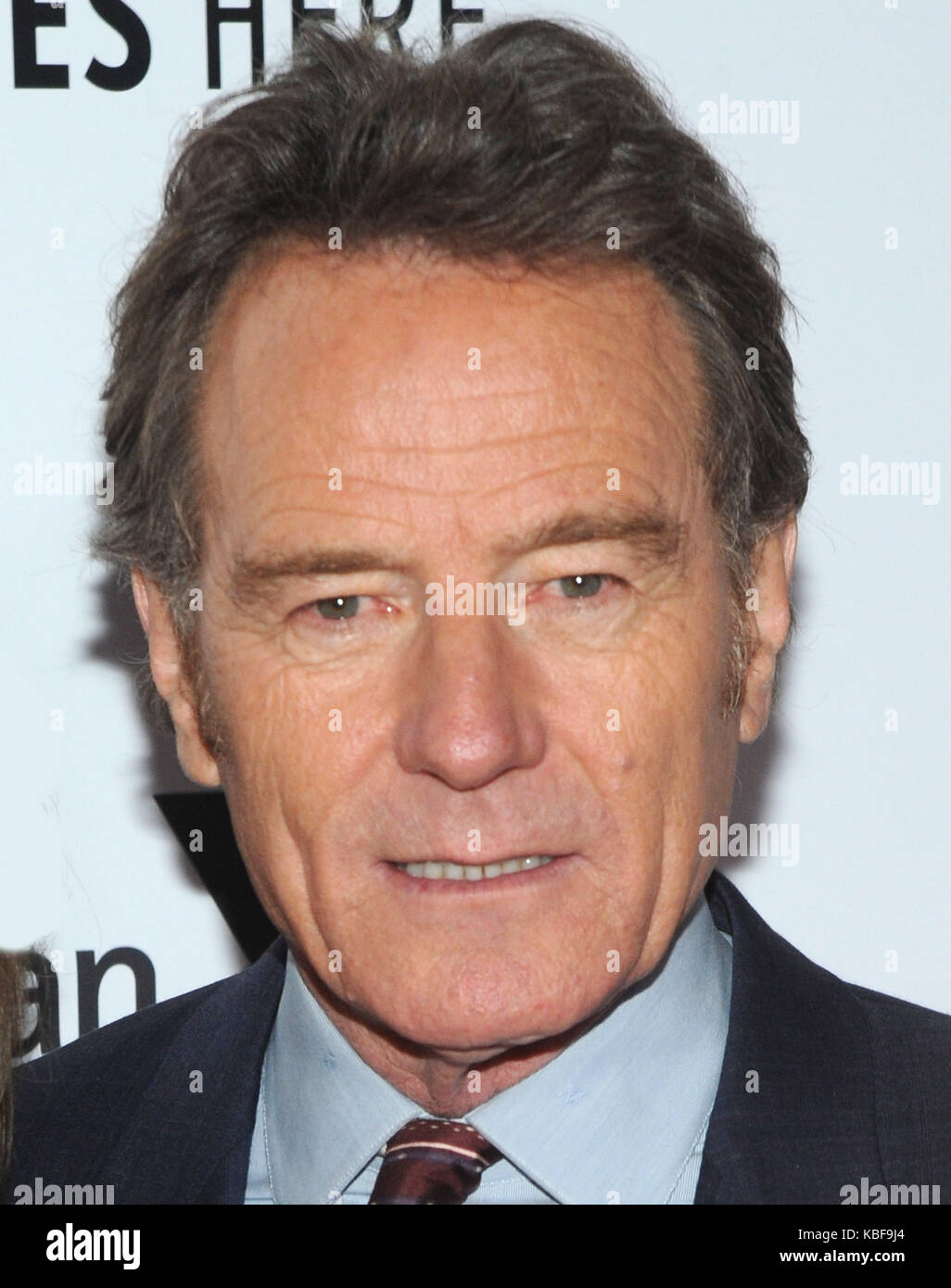 New York, NY, USA. 28th Sep, 2017. Bryan Cranston attends 55th New York Film Festival opening night premiere of 'Last Flag Flying' at Alice Tully Hall, Lincoln Center on September 28, 2017 in New York City. Credit: John Palmer/Media Punch/Alamy Live News Stock Photo