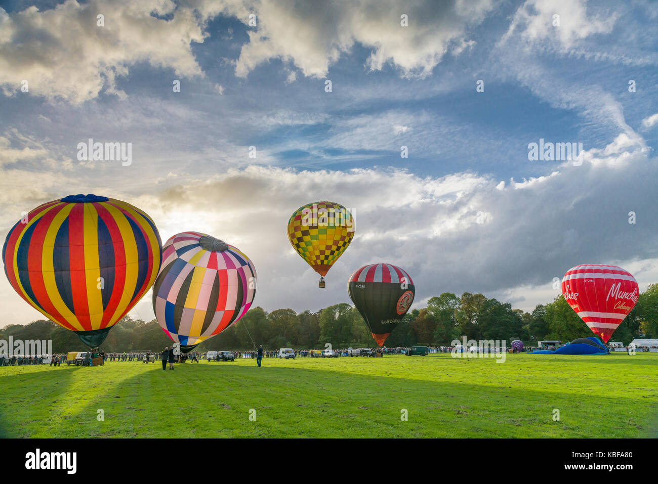 York, UK. 29th Sep, 2017. Balloon festival York Knavesmire Racecourse