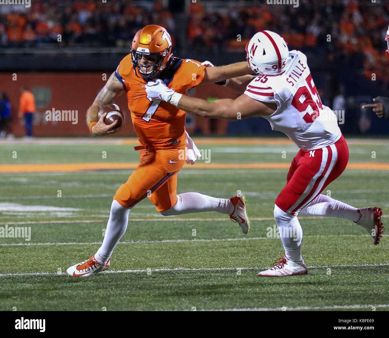 Friday September 29th Illinois Fighting Illini quarterback Chayce