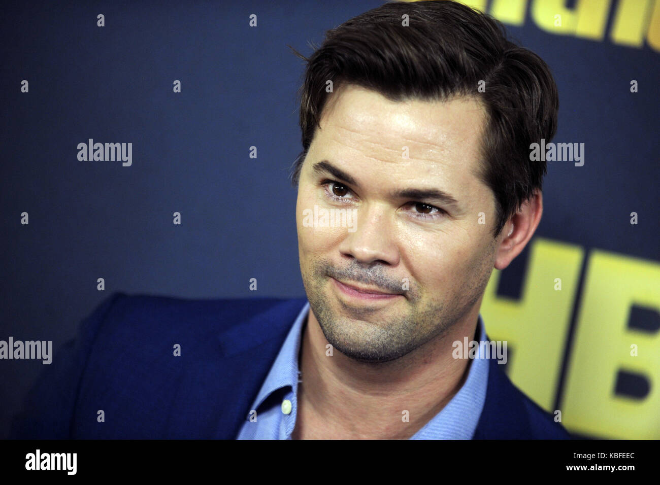 New York City. 27th Sep, 2017. Andrew Rannells attends the 'Curb Your ...