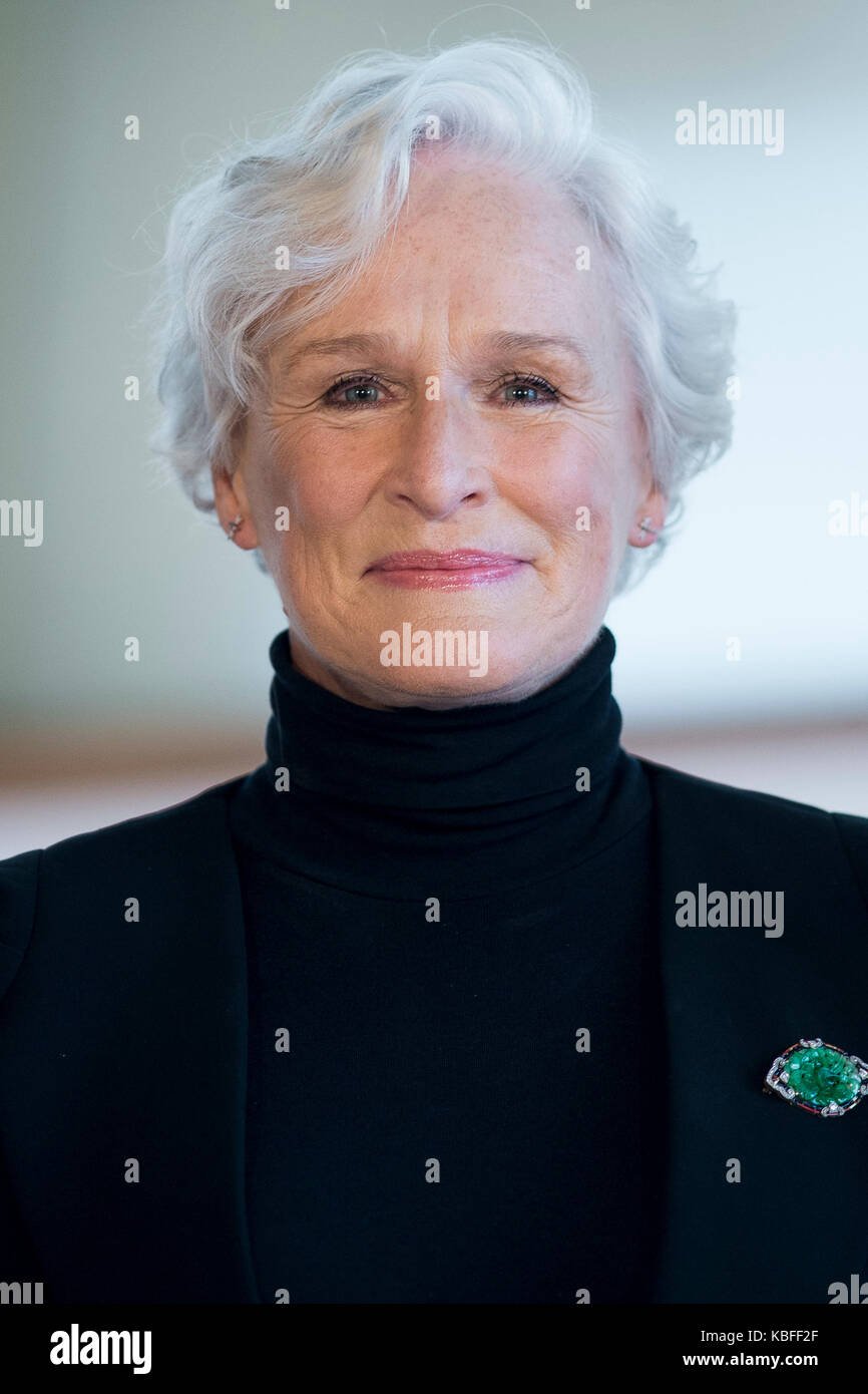 San Sebastian, Spain. 30th Sep, 2017. Actress Glenn Close at the