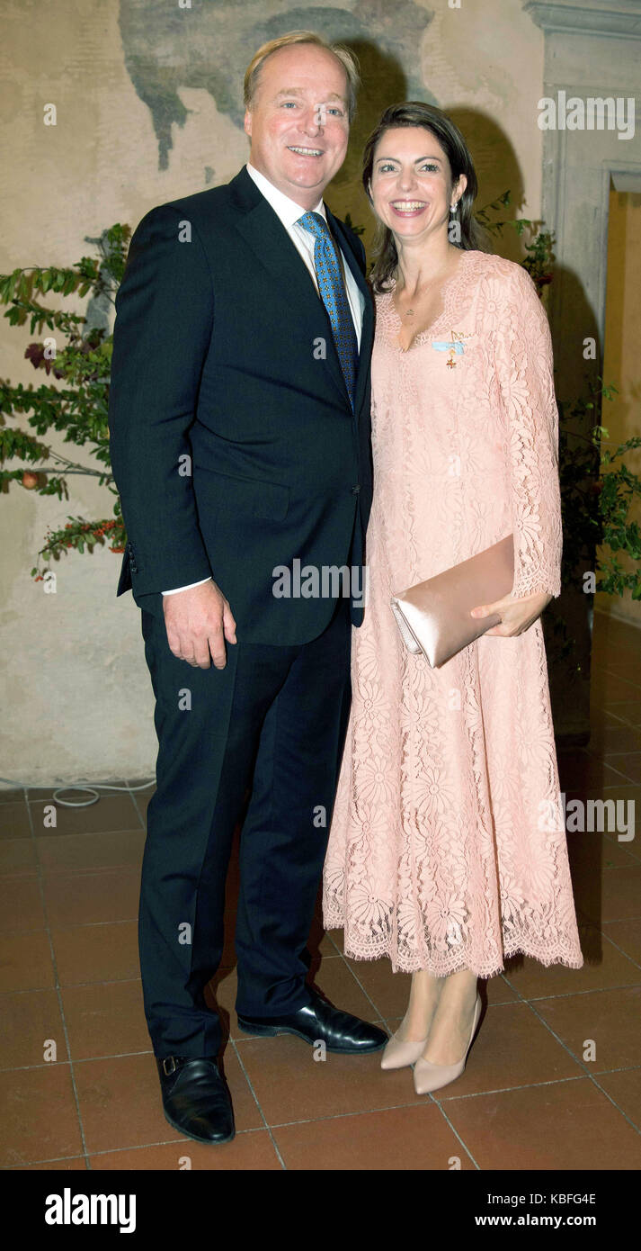 Prince Carlos de Bourbon de Parme and Princess Annemarie de Bourbon de