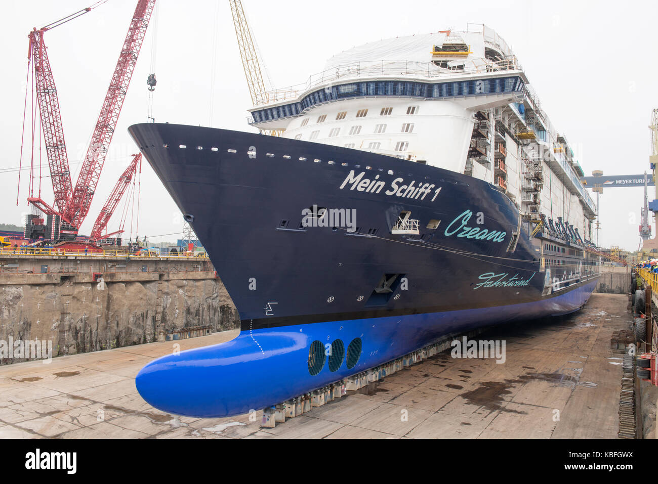 Turku Finland 29th September 2017 The Newest Vessel Of