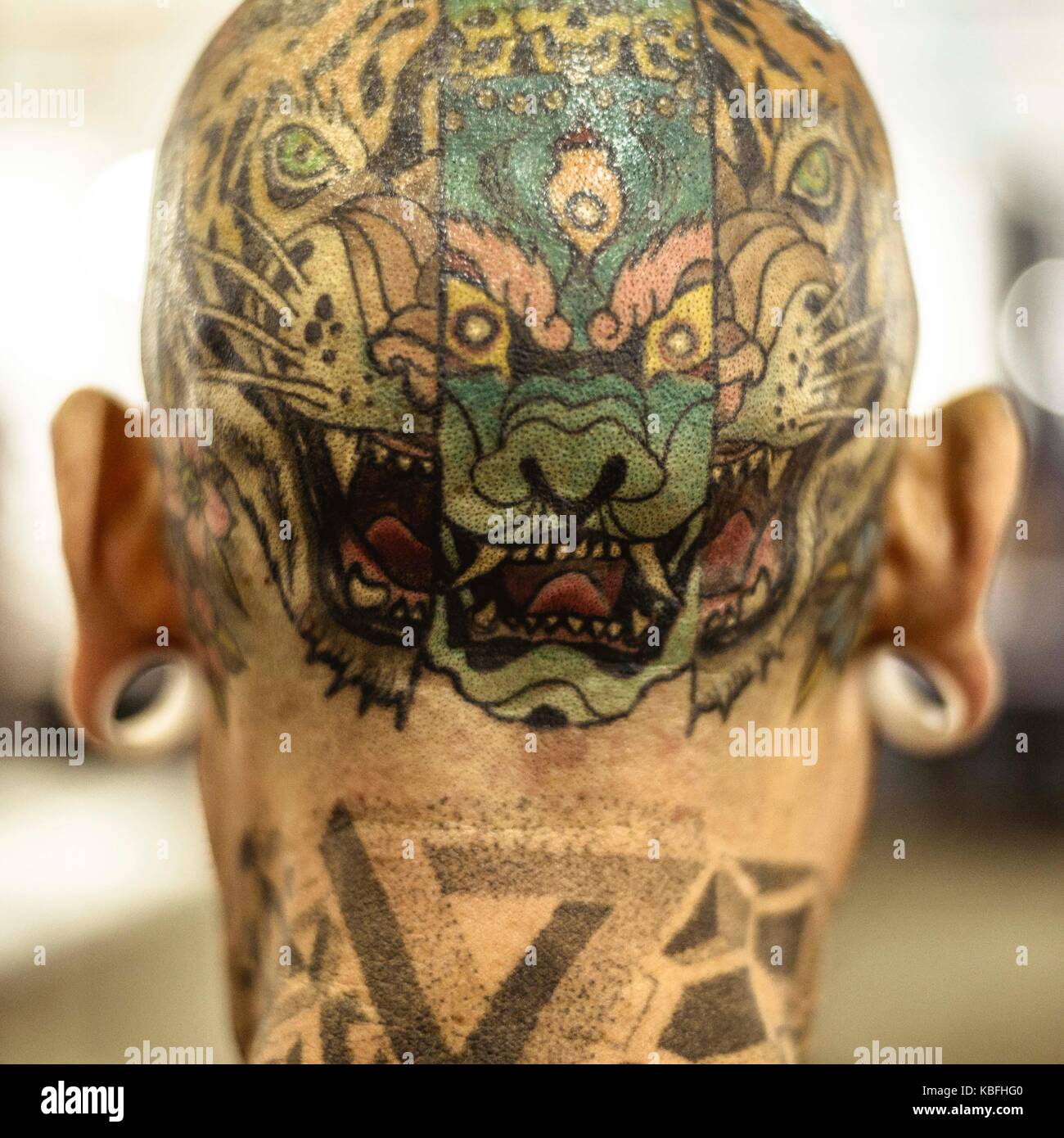 Head Tattoo Hi Res Stock Photography And Images Alamy