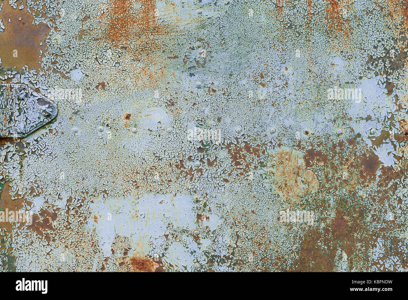Old blue painted wall with rust texture. Grunge rusted metal background ...