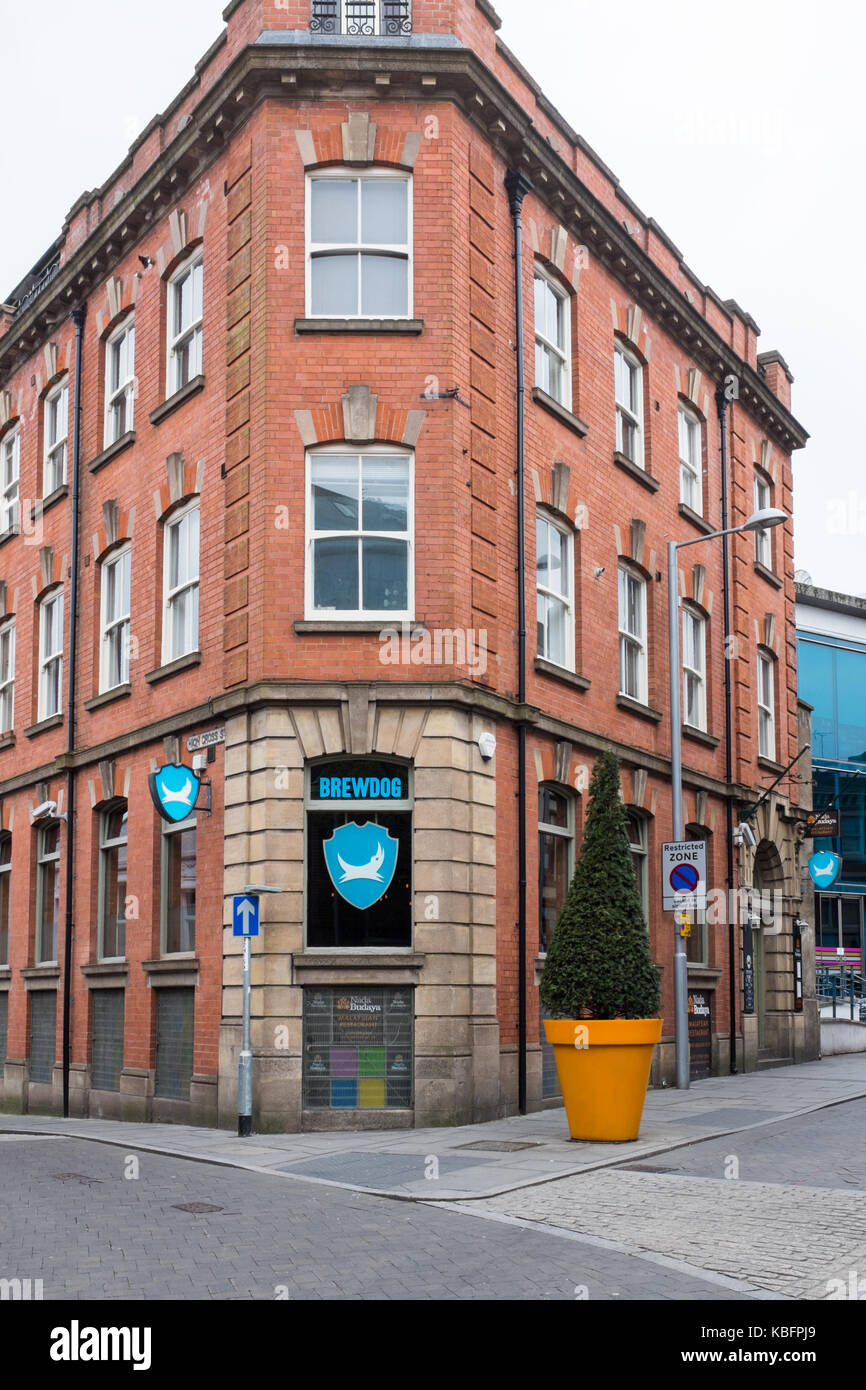 BrewDog Nottingham bar Stock Photo