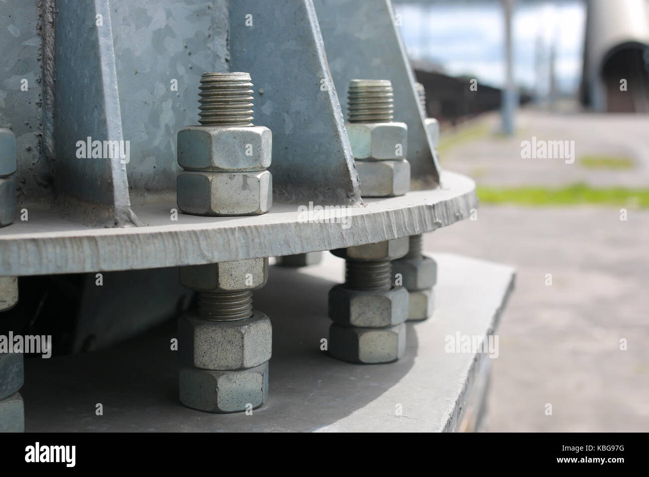 large bolt and nut industry Stock Photo Alamy