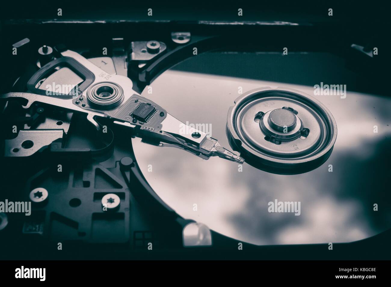 Computer Hard Drive on Display Stock Photo Alamy