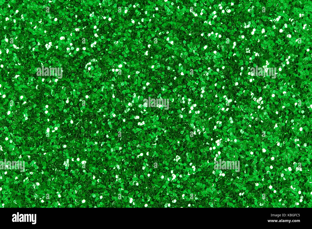Green glitter background hi-res stock photography and images - Alamy