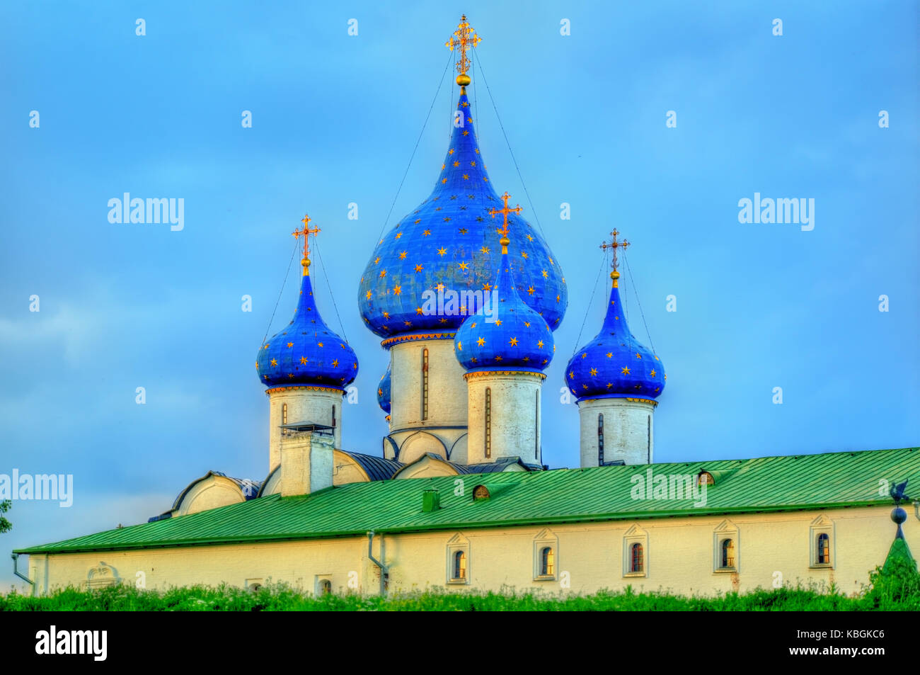 The Cathedral of the Nativity of the Theotokos at the Suzdal Kremlin, Russia Stock Photo
