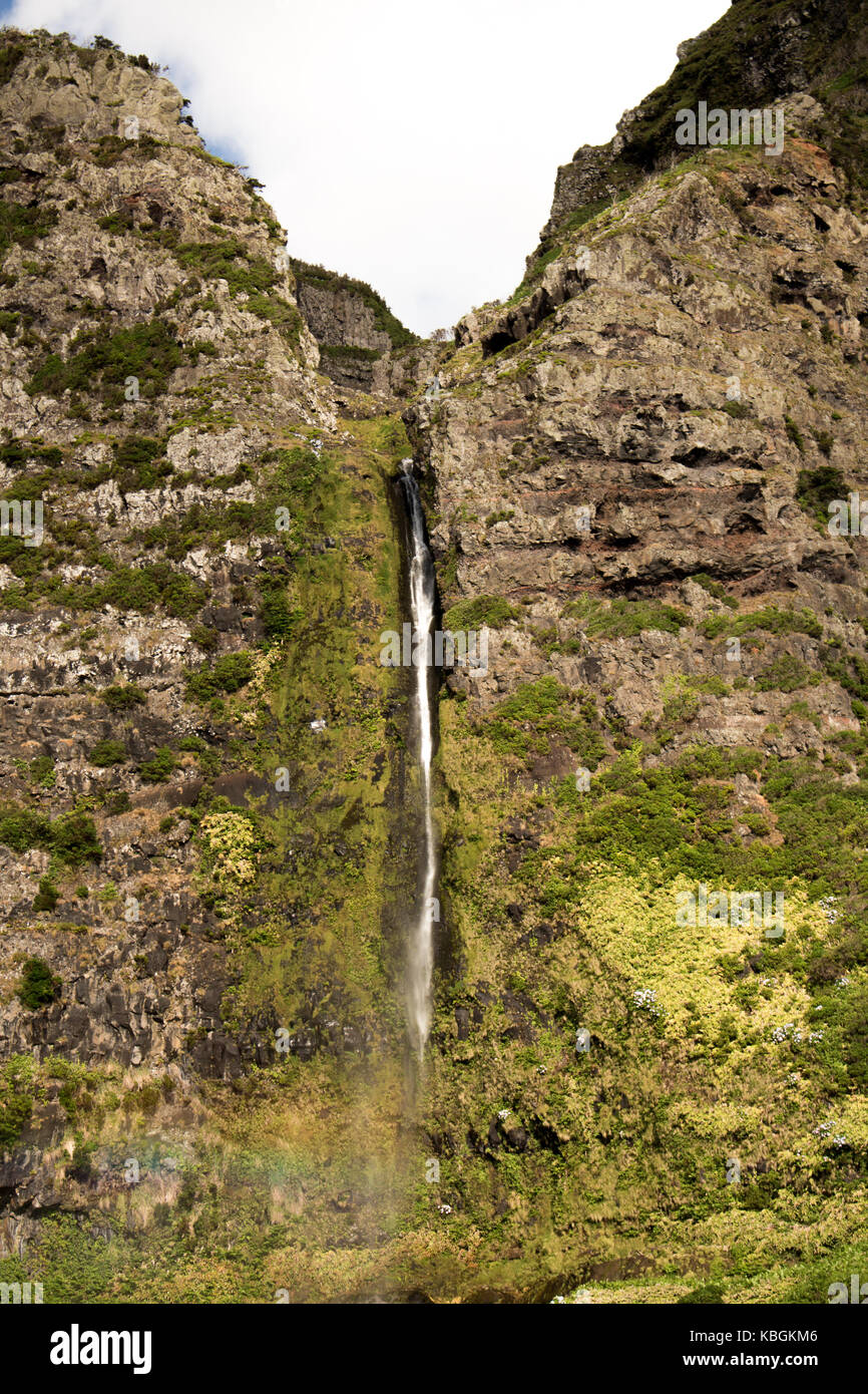 Azores islands belong to Portugal, from inside a crater that started to