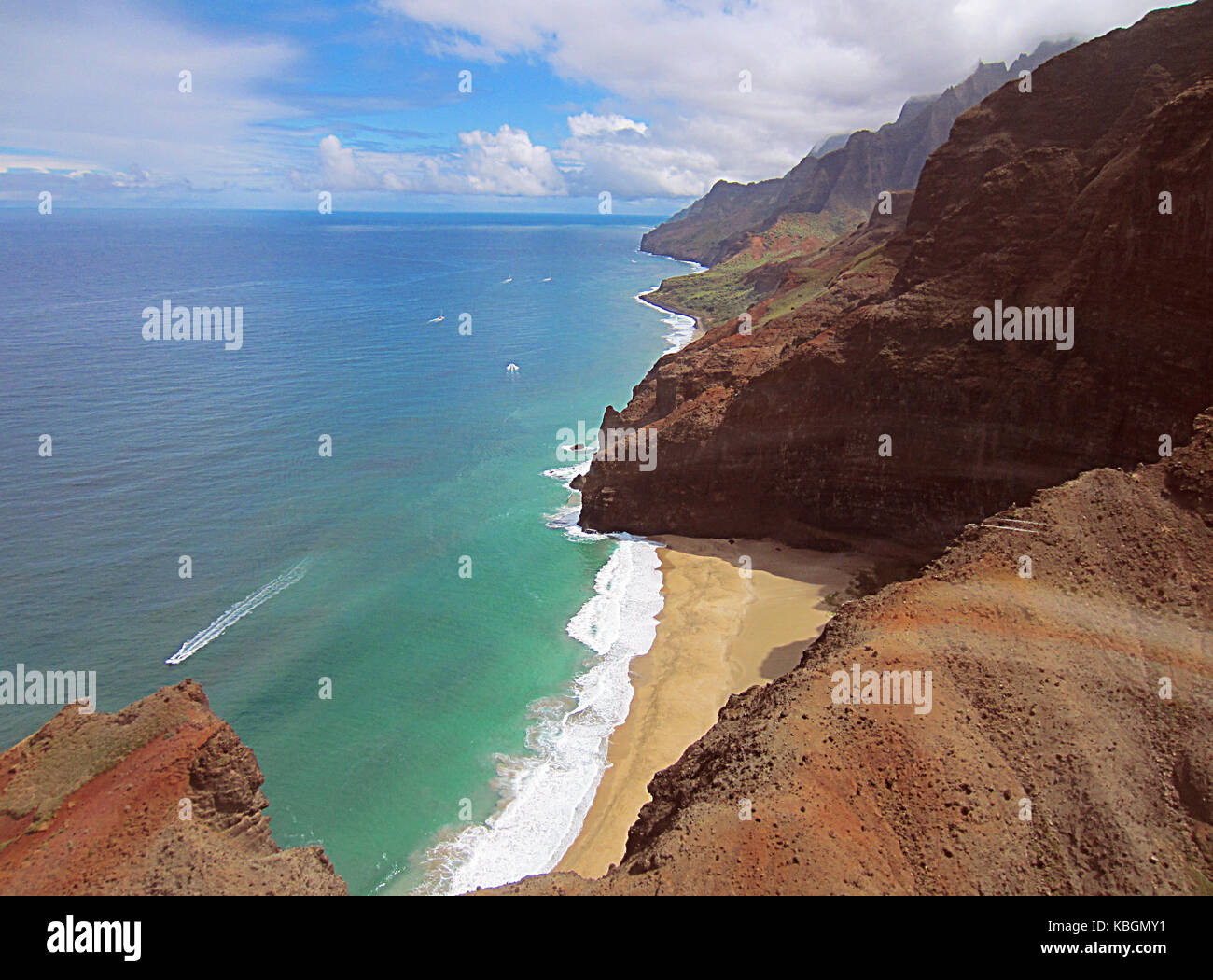 NaPali Coast Stock Photo