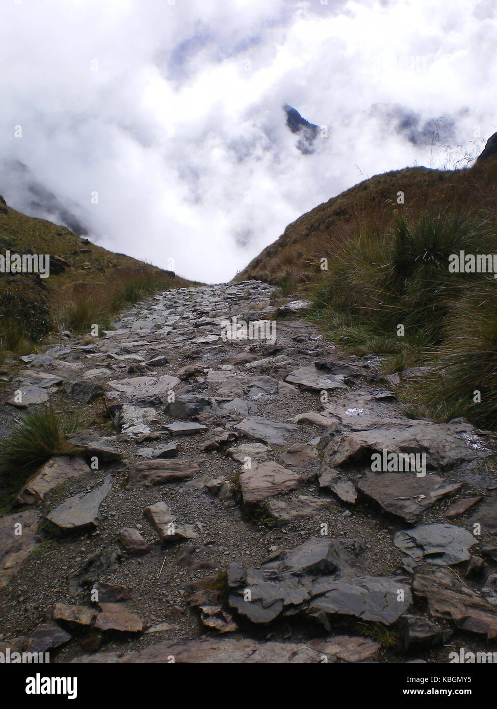 Inka Trail Stone Path Stock Photo - Alamy