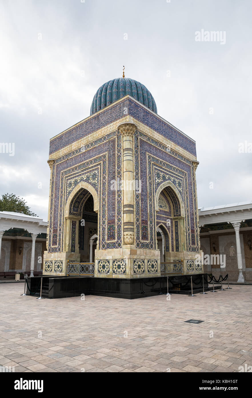 The Imam al-Bukhari Memorial Complex in Uzbekistan. Mausoleum Stock