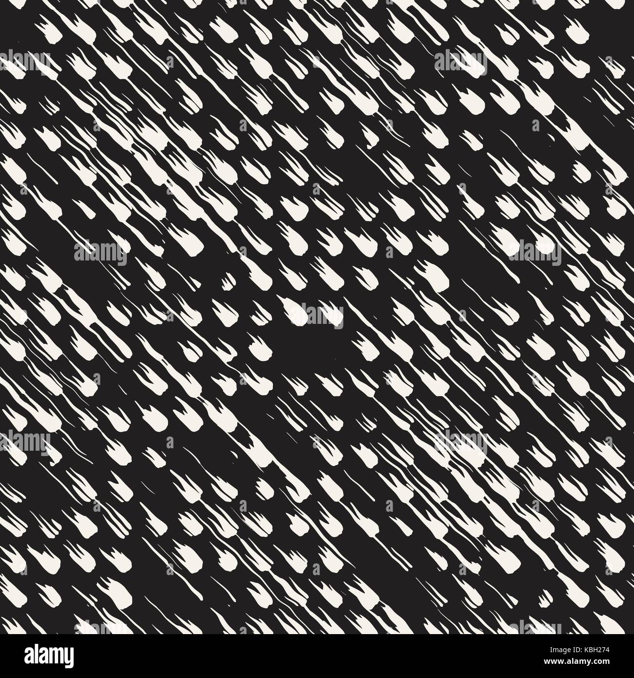 Vector seamless pattern with stripes and strokes. Black and white ...