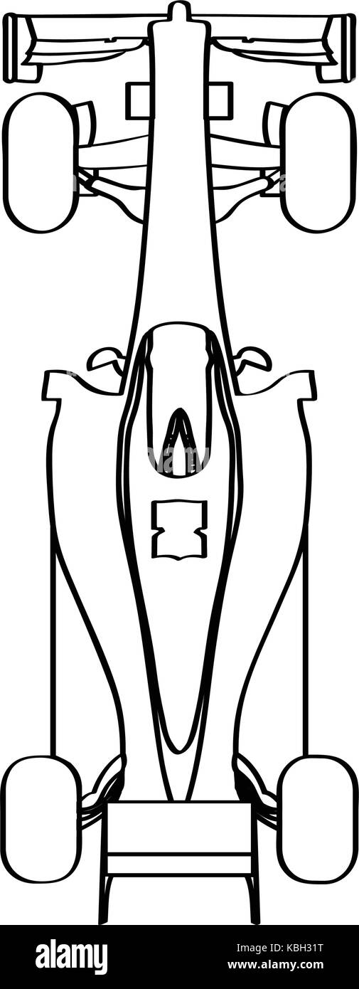 Top View Racing Car Vector Top view of a racing car Stock Vector Image & Art - Alamy